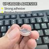 24 Peças Adesivo de Teclado para usuário com Unha Longa, Abas de Teclado Elevadas Transparentes com Design de Cabeça de Gato Adesivo de Bolhas de Teclado Para Mulheres Homens