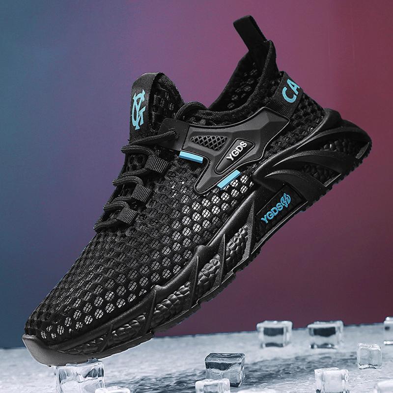 

Whole store men s shoes new fashion breathable mesh shoes casual and lightweight sports shoes quick-drying hollowed out summer trendy shoes 39