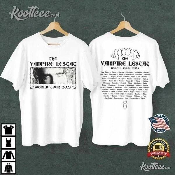 The Vampire Lestat World Tour 2026 T-Shirt Full Size S-3XL S