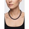 Collier - PEARLS &amp; COLORS - Pearls &amp; Colors - Perle d'eau douce 8-9 mm - Perle semi-ronde bleue - Argent 925