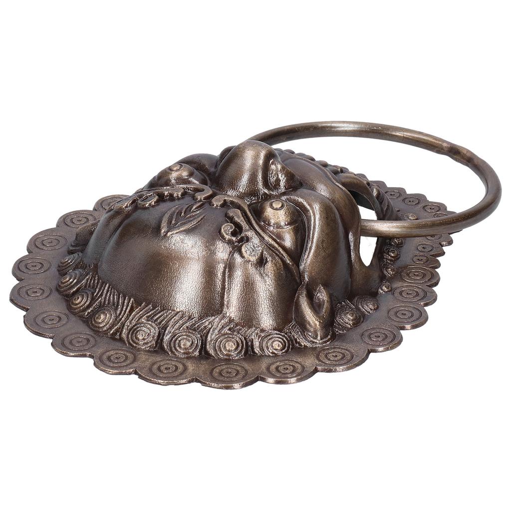 Dörrknackare i kinesisk stil Antik djurhuvud Dörrring Trädörr Dragring Reservdelar