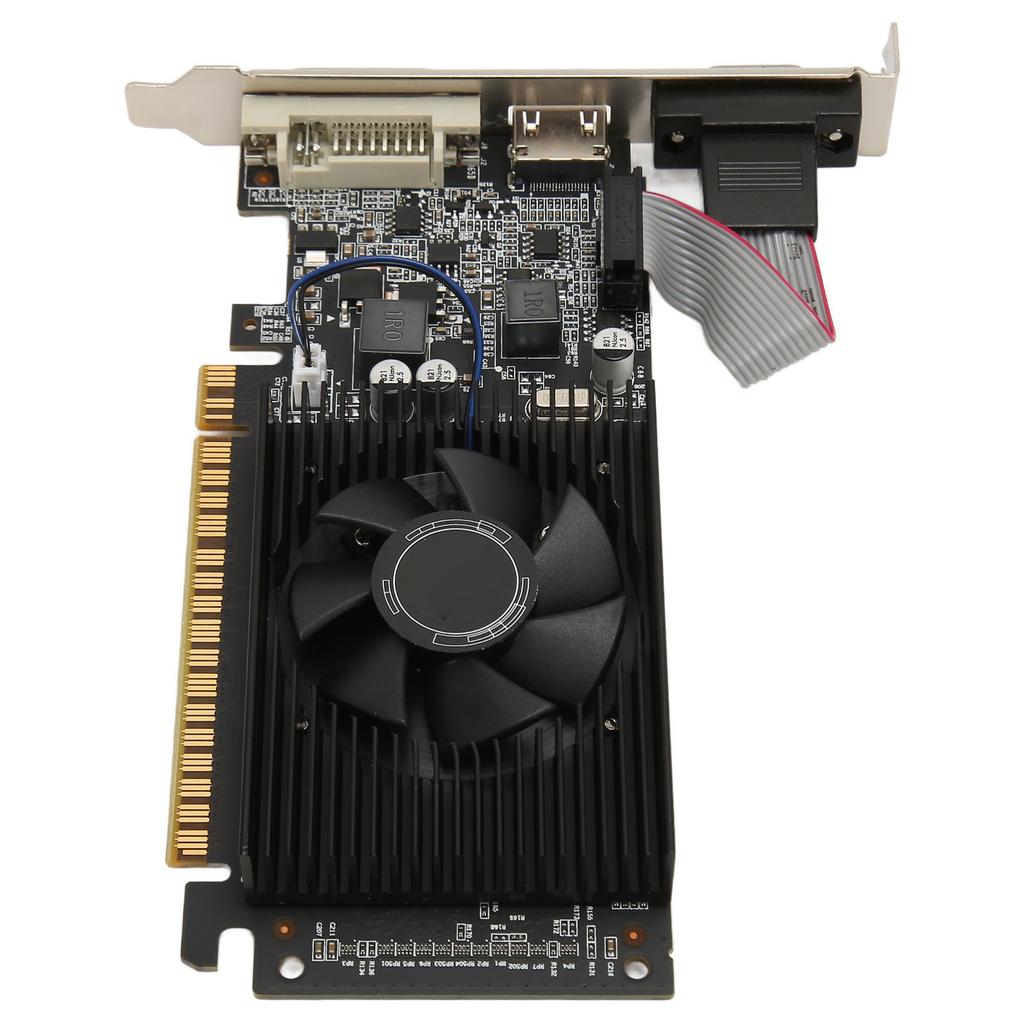 G210 1GD3 Graphics Card GF218 Chip 500MHz 1GB 64bit GDDR3 Memory PCIE 2.0 Graphics Card for Gaming Desktop PC