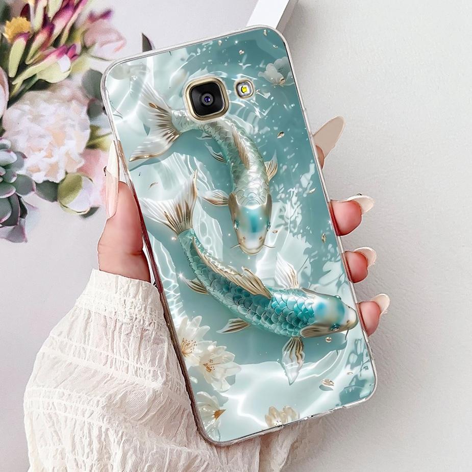 Für Samsung Galaxy A5 2016 2017 Hülle SM-A510F SM-A520F Stilvolle Bemalte Abdeckung Weiche Silikonhüllen Für Samsung A5 2017 2016 Fundas