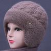 Cappello in Maglia Traspirante che Assorbe l'Umidità Caldo Foderato in Pile Doppio Strato Cappello per Clima Freddo Cappello Invernale Versatile