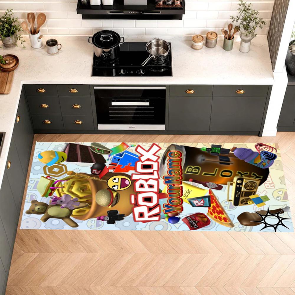 Roblox Customize Your Name Kitchen Rug Runner Rug Laundry Mat Hallway Entryway The Best Gift Choice