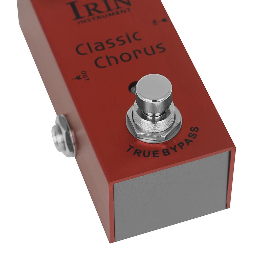 IRIN AN-09 Classic Chorus Guitar Pedal Crisp & Transparent Chorus Full Bodied Sounds Effect Pedal True Bypass With 9V Adapter
