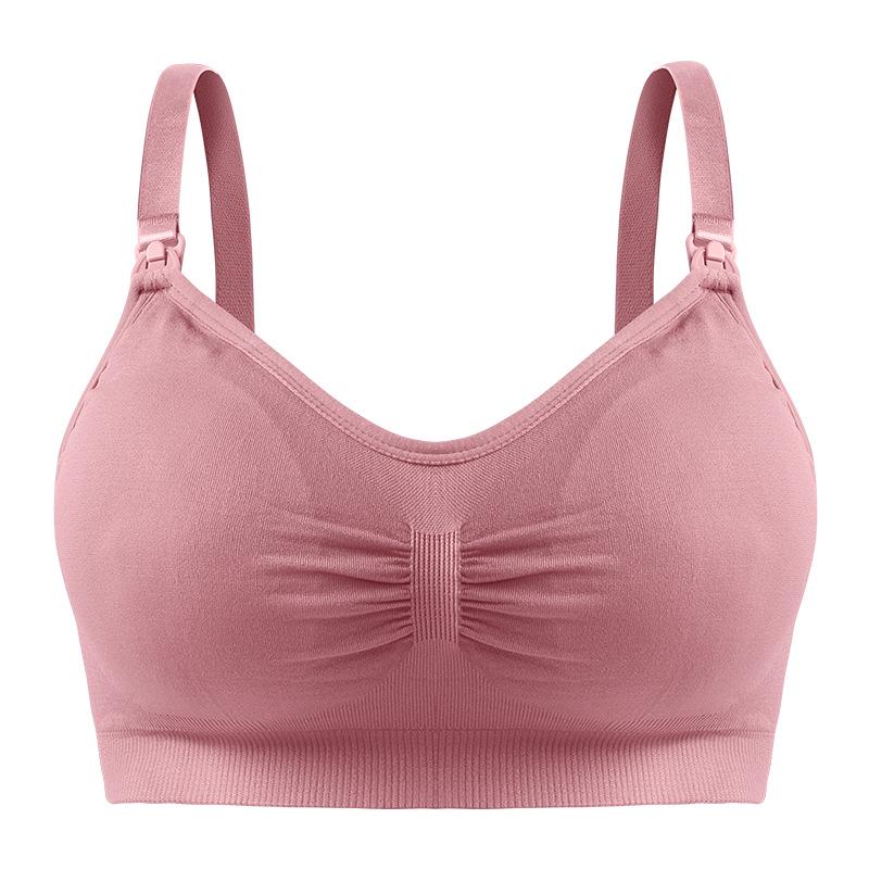 Seamless Front Closure Anti-Sag Nursing Bra for Pregnant and Breastfeeding Moms