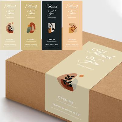 Simple, Rectangular, Thank You Stickers, Airplane Box Sealing Stickers, Express Box Sealing Stickers, Stickers, Label Stickers