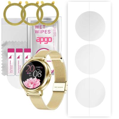 3x Apgo Hydrogel Screen Protector for Pacific Gold PC00156, Hydrogel Film, with Positioning Layer Easy Installation