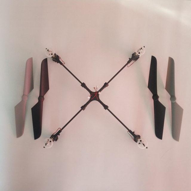 DIY Quadcopter Drone with Motor Gearbox Accessories