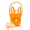 Easter Basket Egg Bags for Kids Non Woven Candy Egg Basket Tote Bag Rabbit Printed Buckets for Baby Boy Girl Easter Basket