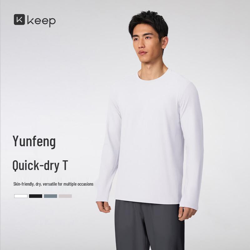 Keep Men s Long Sleeve Quick-Dry Sports T-Shirt M