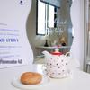 OLOEY Small Heart Ceramic Teapot for One Set