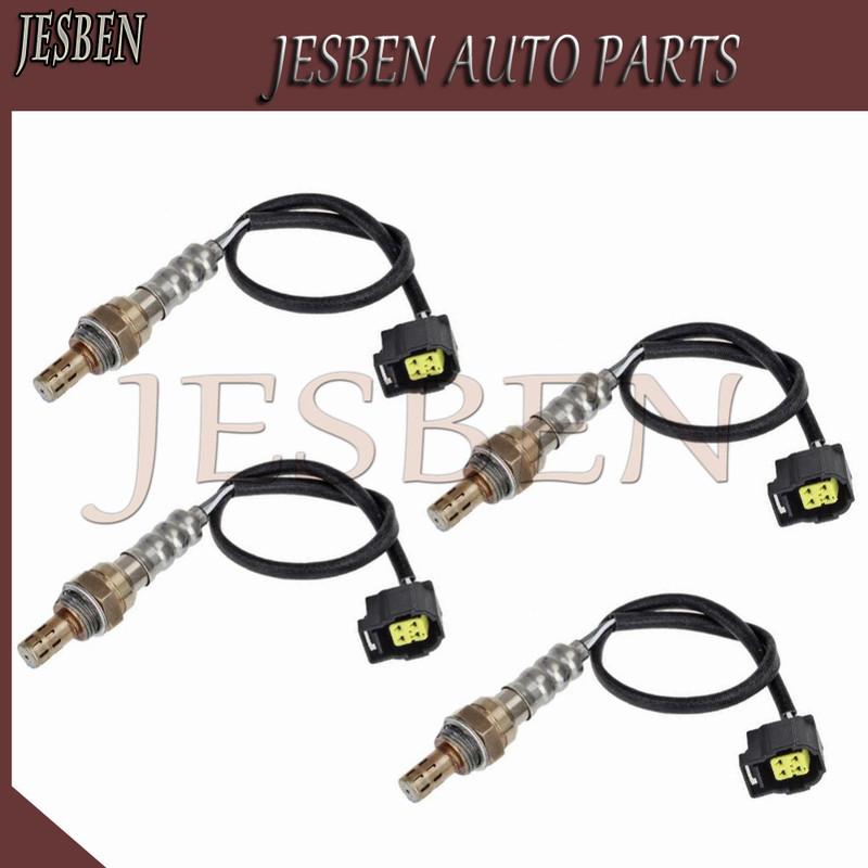 4pcs Upstream & Downstream Lambda Probe O2 Oxygen Sensor For Jeep Grand Cherokee 4.7L 01-04 234-4746 234-4747 234-4653 234-4654
