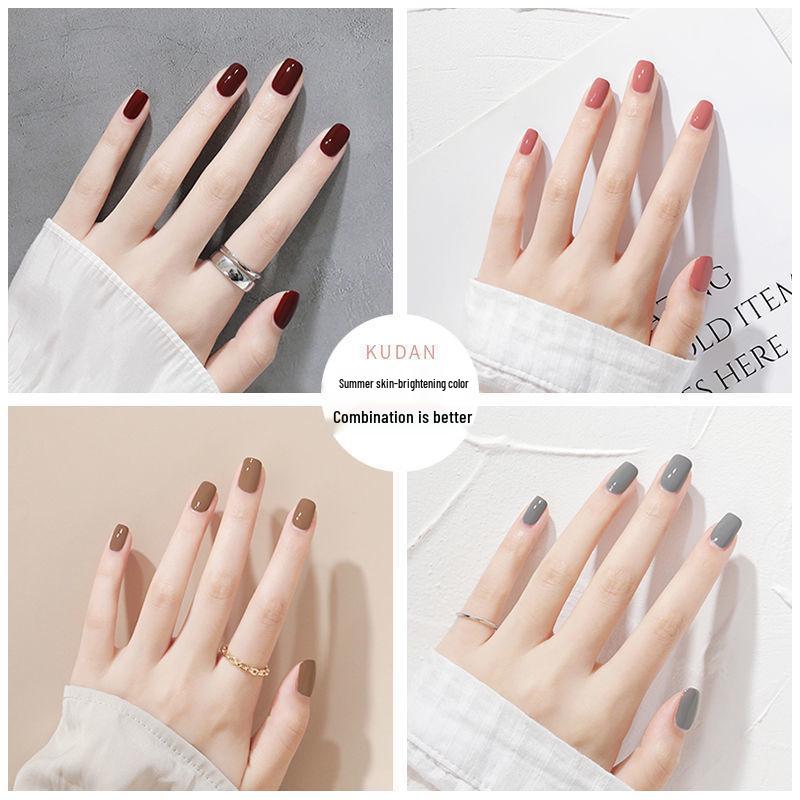 Peelable No-Bake Water-Based Nail Polish - Quick-Drying, Long-Lasting, and Whitening Nail Care