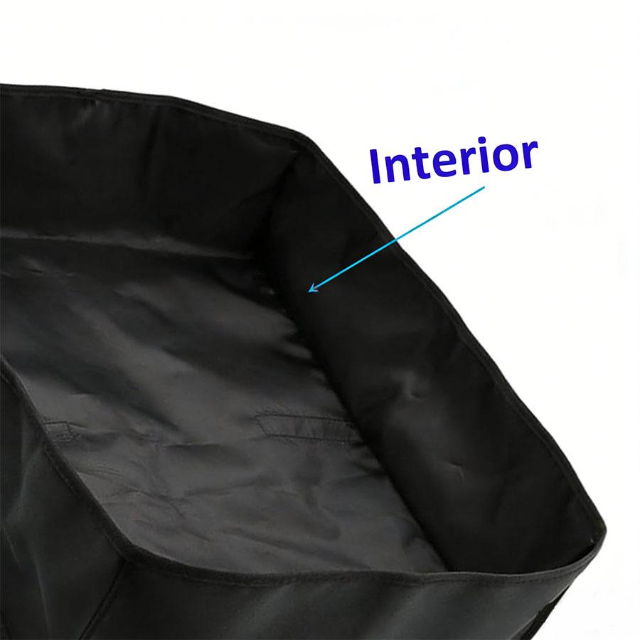 600D Oxford Cloth Record Player Dust Cover, Waterproof & Scratch-Resistant Turntable Protector, Universal Dust Cover