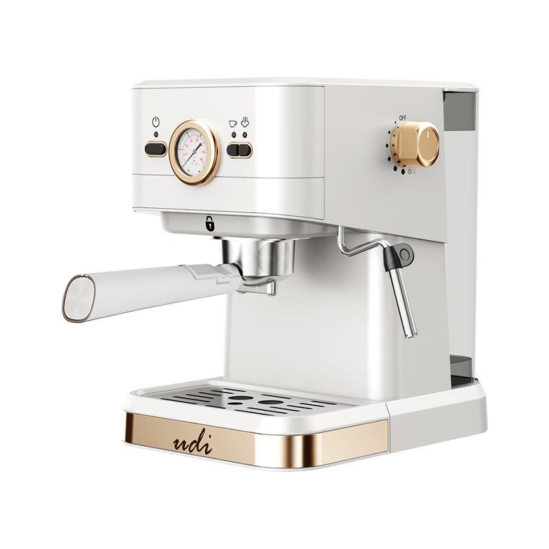 American UDI Semi-Automatic Espresso Machine with High-Pressure Extraction & Milk Frother.