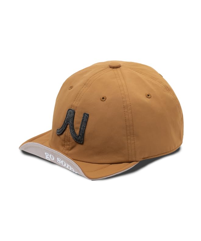 BALL HIKE CAP Lightweight Large Size Hat for Men and Women Deep Logo N XL Size [NAKOTA] Water-repellent Logo/Camel