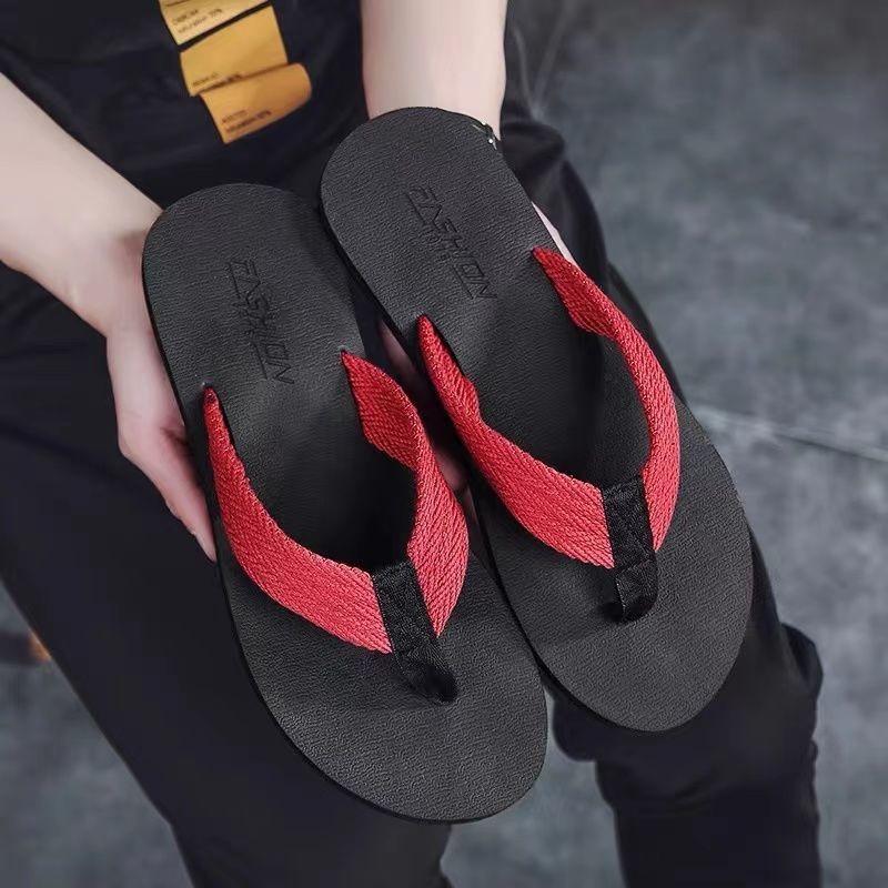 Flip-flops Summer Men's New Flip-flops Non-slip Fashion Outer Wear Sandals Personalized Beach Shoes Hot