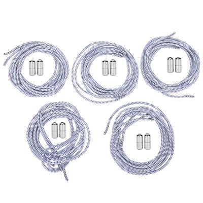 10Pcs Lacing Elastic Shoe Laces Lazy Quickly No Tie Shoelaces AllMatch W Capsule Buckle