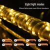 Waterproof LED Solar Copper Wire Christmas Lights - Outdoor Decorative Color Strip