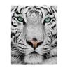 Realistic Tiger Skin Blankets Flannel Textile Decor Animal Print Skin Animal Portable Warm Throw Blankets for Bed Rug Piece King