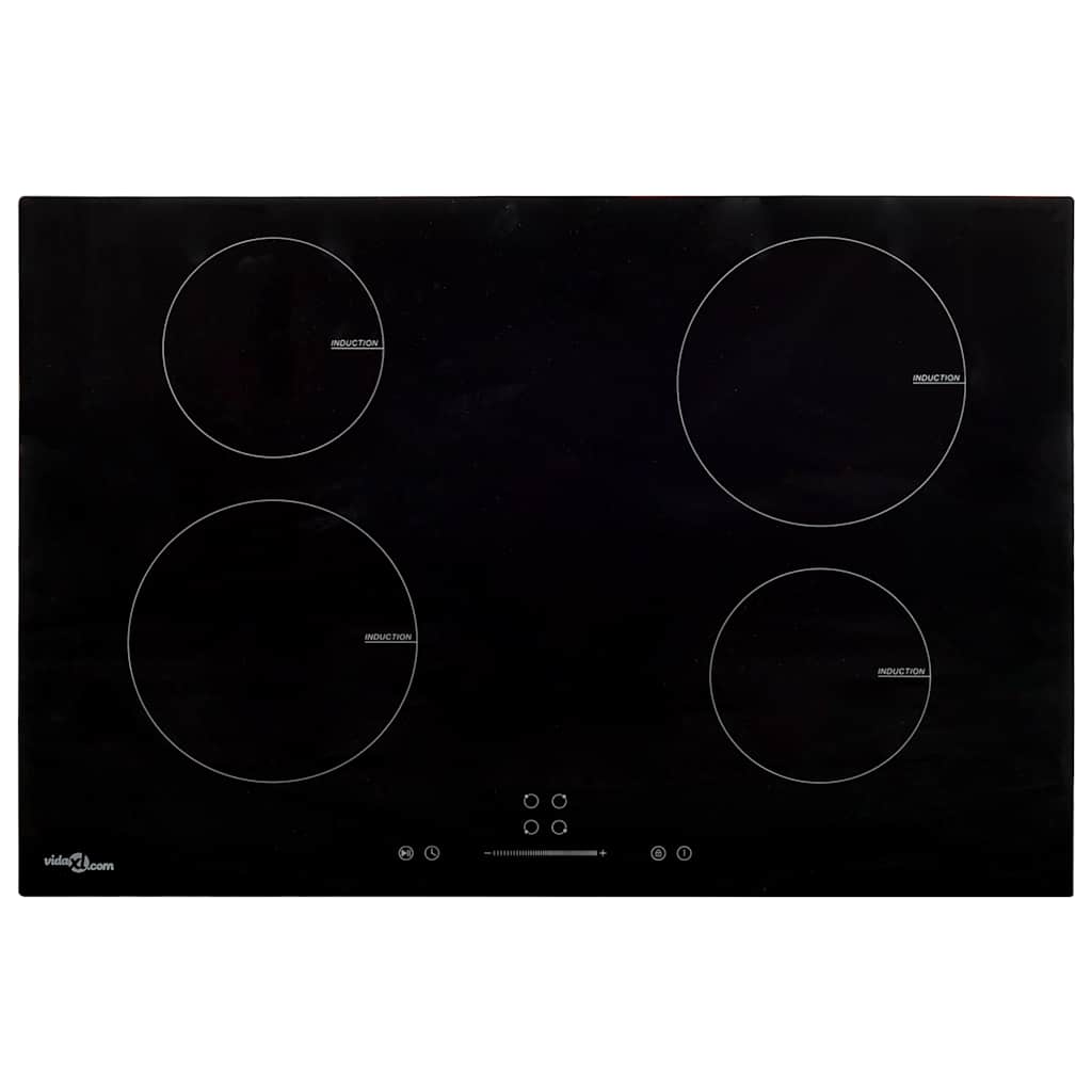 4-Zonen-Induktionskochfeld mit Glas-Touch-Bedienfeld 77 cm 7000 W