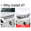 Car Front Headlight Eyebrow Trim Cover Strips Decoration Frame For Toyota RAV4 XA50      2024 2025 Hybrid