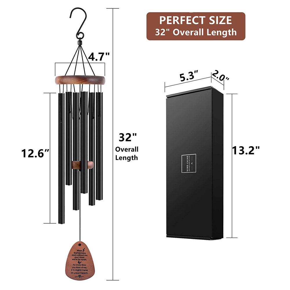 Mom Gift Wind Chimes for Mothers Day Mom Butterfly Birthday from Daughter Gift for Birthday Patio Garden Decor for Outside Indoo