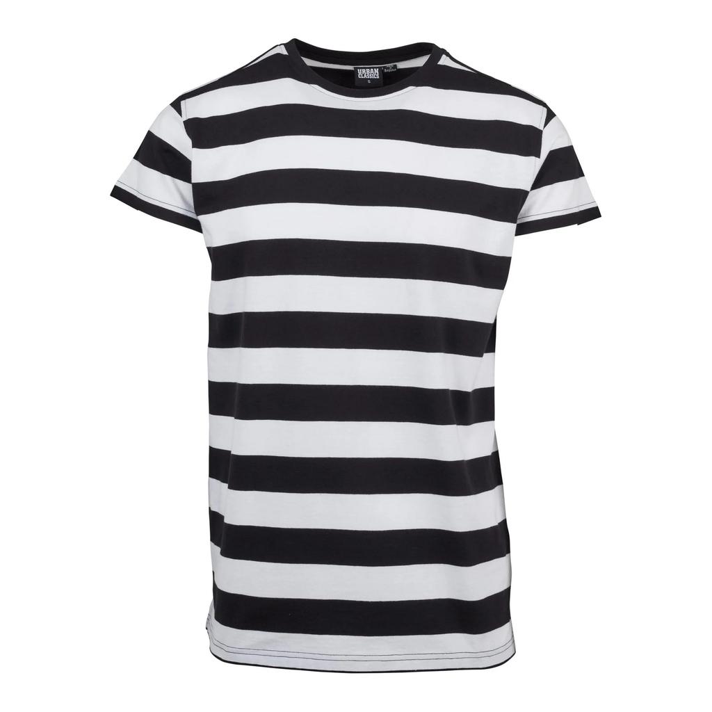 Urban Classics Mens Block Stripe T-Shirt