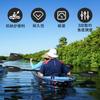KOETSU Inflatable Kayak, Double-Headed Aluminum Alloy Paddle, 4-Stage Inflatable Paddleboard, Seat Paddle for Surfboards