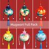 Dragon Boat Festival DIY Handmade Sachet Material Kit New Chinese Style Panda Mugwort Mosquito-Repelling Spice Sachet Finished Hanging Ornament