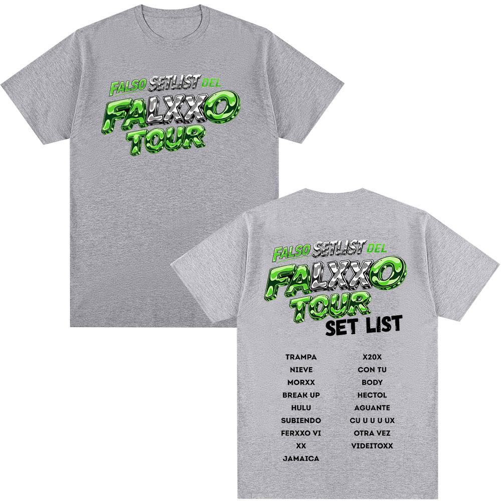 

Rapper Feid Ferxxo 2026 Tour Tshirt Unisexs Women Clothing Fashion Hip Hop Tshirts Cotton Casual Comfort Short Sleeve Tee Unisex 4XL