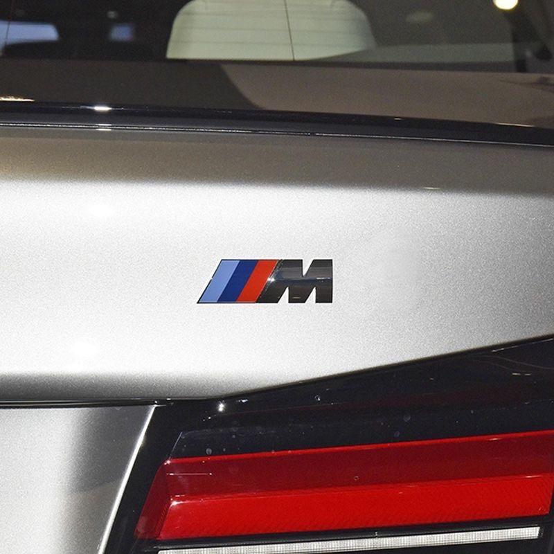 3D Metal Car Body Side Badge Body Rear Trunk Decor Sticker Car Modification Accessories For BMW M 1 3 5 7 Series X3 X5 X6 X7 E46 rvsh75