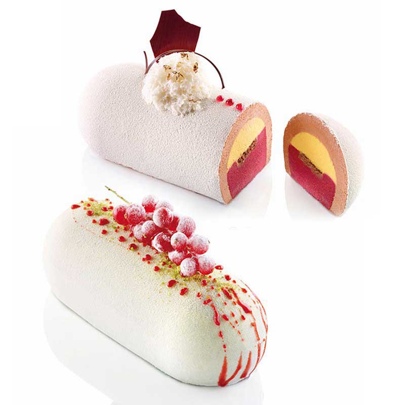 Flat Round Silicone Molds Cake Decorating Tool Non-Stick Baking Molds  For Bakeware Tools