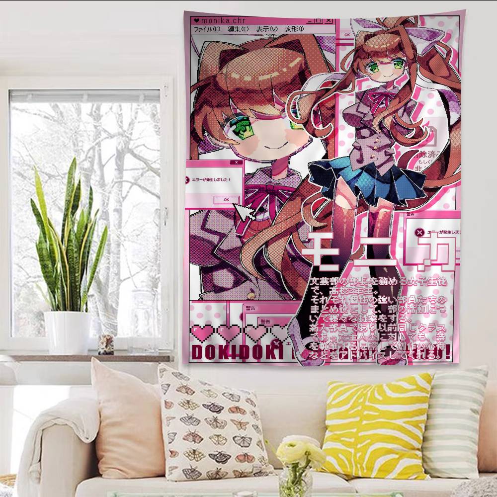 Doki DDoki LLiteratuare DIY Wall Tapestry for Living Room Home Dorm Decor Wall Art Decor