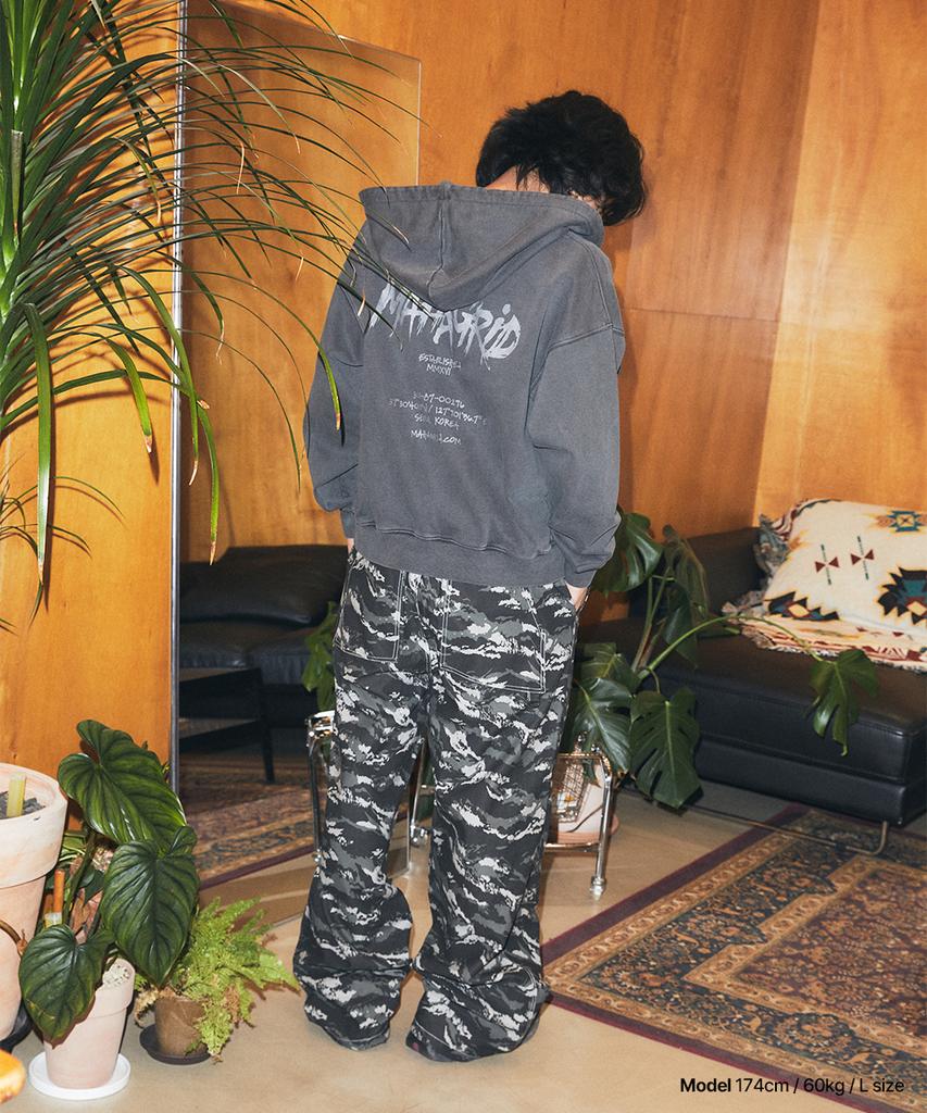 Maha Grid Tiger Camo Wide Pants Khaki(Mg2Gsmpa11A)