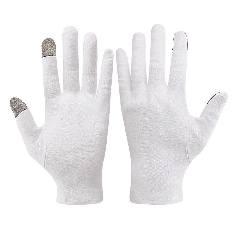 Silver Fiber Two-finger Touch Screen Gloves New Cotton Elastane Light as well as Breathable Soft Simple Non-slip Gloves