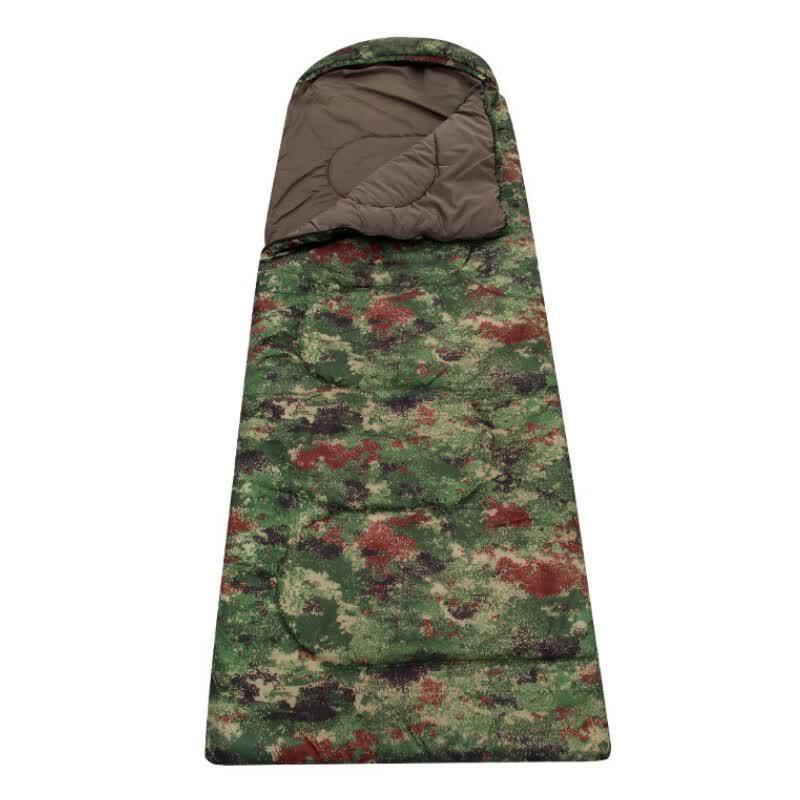 Chuanjunxing Adult Thickened Warm Cotton Camping Sleeping Bag