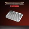 Handun 316 Stainless Steel Square Baking & Draining Tray with Rack