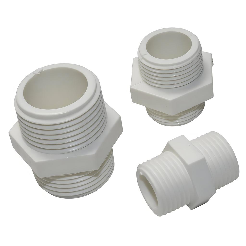 G1'' 3/4'' 1/2'' PVC Male/Female Thread Equal Path/Reducer Straight Elbow Tee Connector Garden Irrigation Water Pipe Connectors