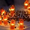Artificial LED Elk String Lights Hanging Night Light Atmosphere Lamp  Halloween
