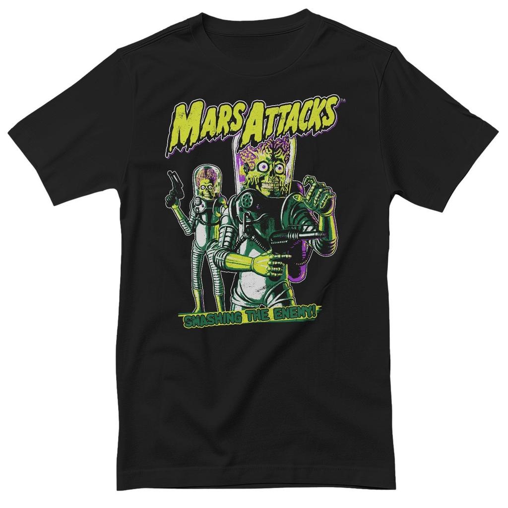 Officially Licensed Mars Attacks Smashing The Enemy Men's