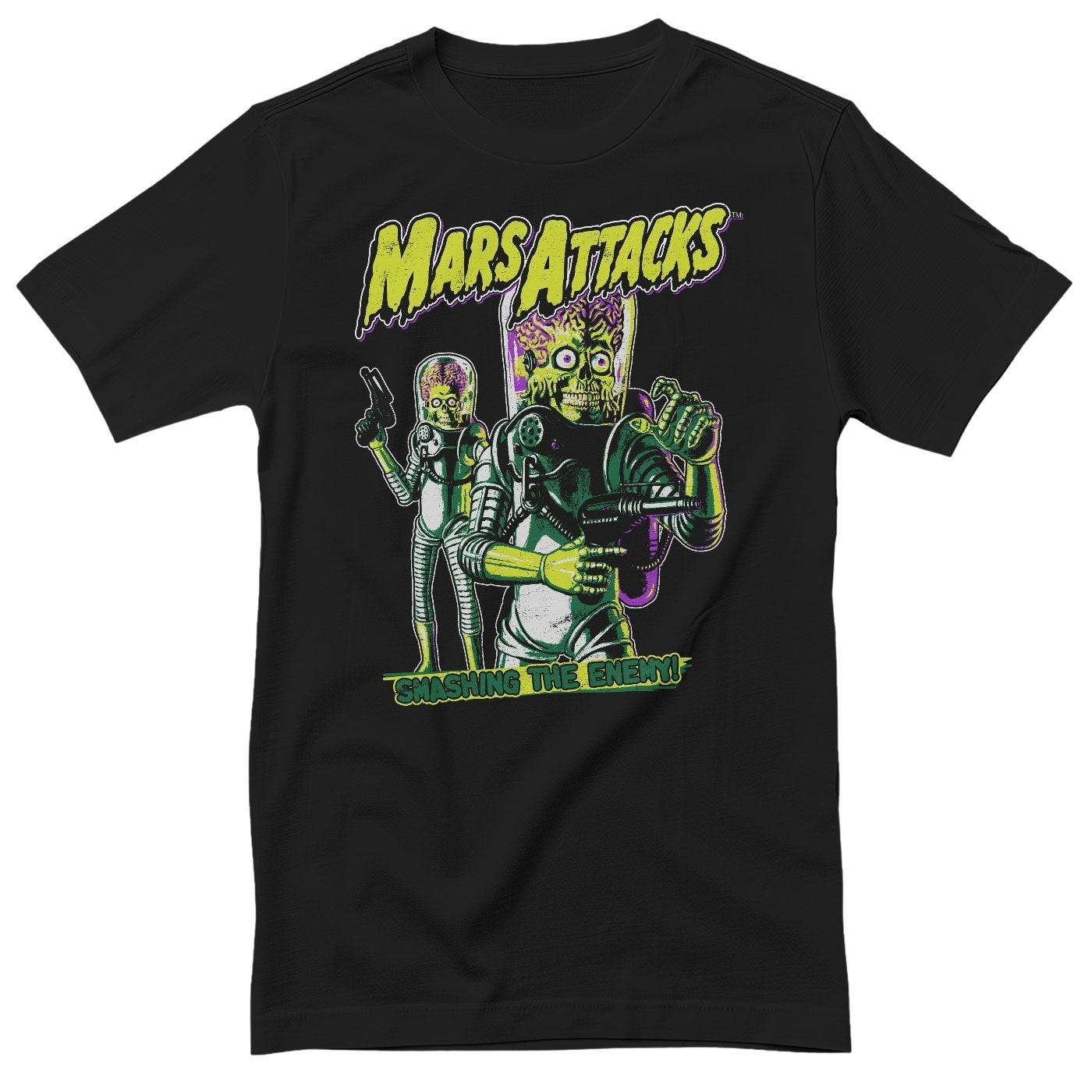 Officially Licensed Mars Attacks Smashing The Enemy Men s XL