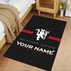 Manchester Personalized Name Floor Rug Office Rug Design for Hallway Study room Decorate room Outdoor Anti-slip Rug Anime Office Decor