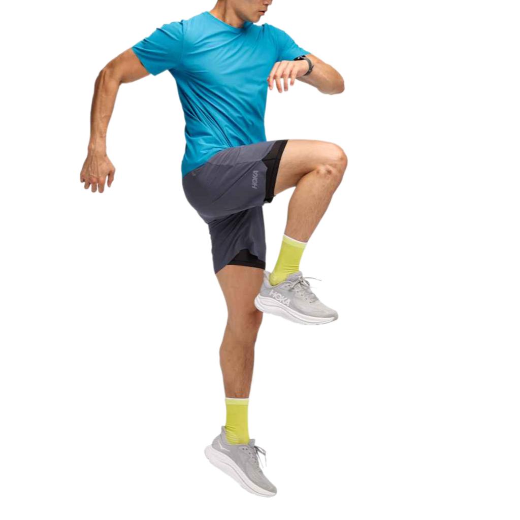 HOKA ONE ONE Comfortable Stylish Versatile Simple Mid-Rise Sports Shorts Men shorts 1176972-CLGY