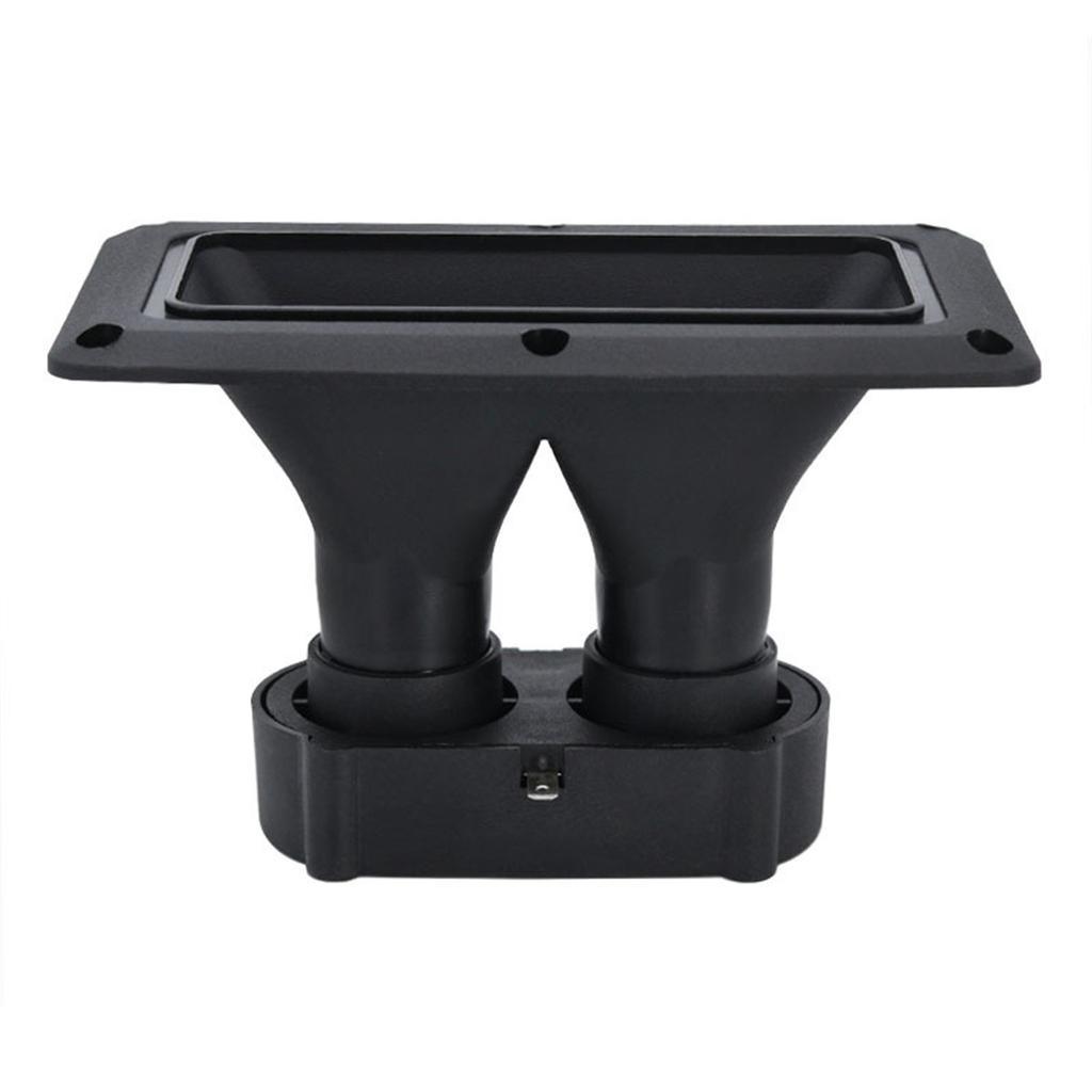 2Pcs 150W Wide Dispersion Horn 3-20KHz Dual Drive Tweeter Piezoelectric Ceramic Speaker for Dispersed Tweeters
