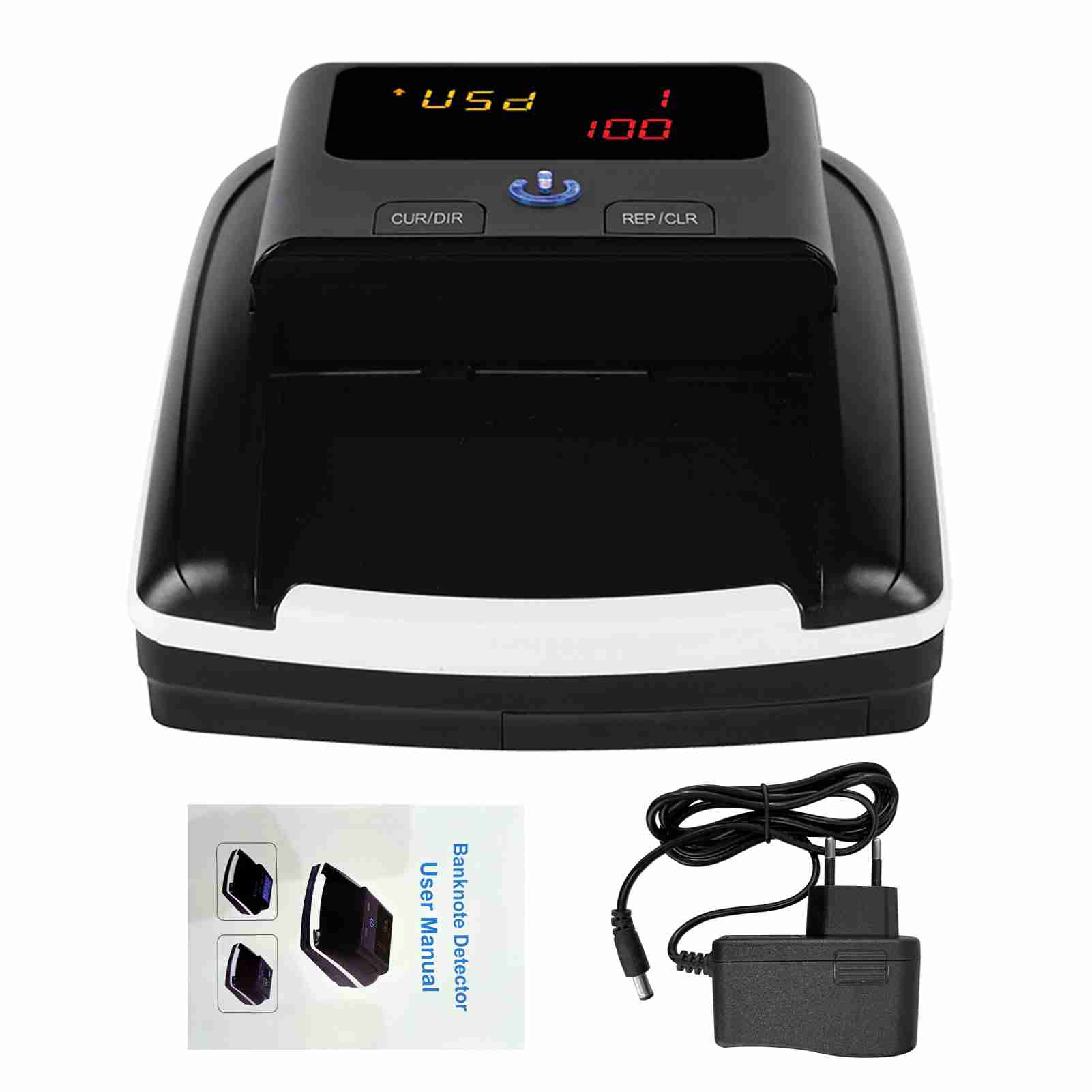 

Bill Counter Money Counting Machine Dollar Euro UV MG WM IR Counterfeit Detection Bill Counter for Grocery Stores Money Counter