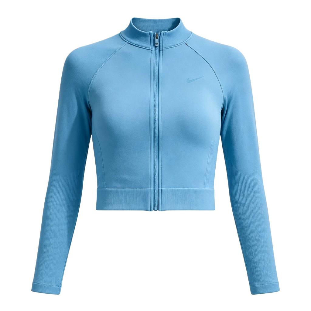 Nike Pro Long Sleeve Zip Comfort Fitness Top Women tops IO4467-486
