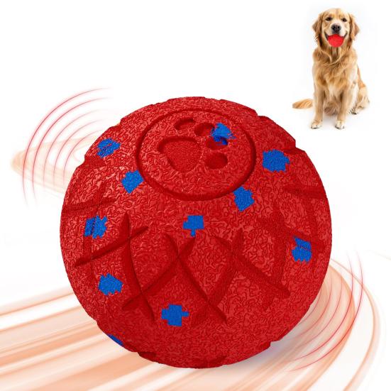 Elektrischer Haustierspielzeugball Automatischer hüpfender interaktiver Hundespielzeug mit intelligenter Hindernisvermeidung Touch-Wake-Up-Design Bissfestes Hundespielzeug